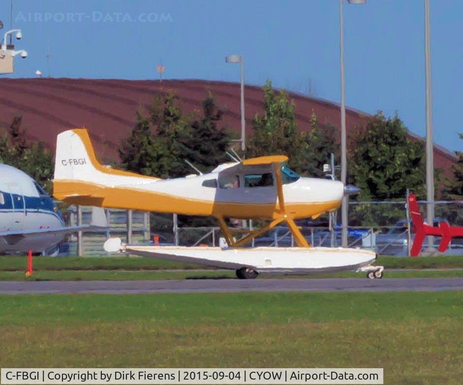C-FBGI, 1970 Cessna A185E Skywagon 185 C/N 18501767, Just arrived, taxing in.
