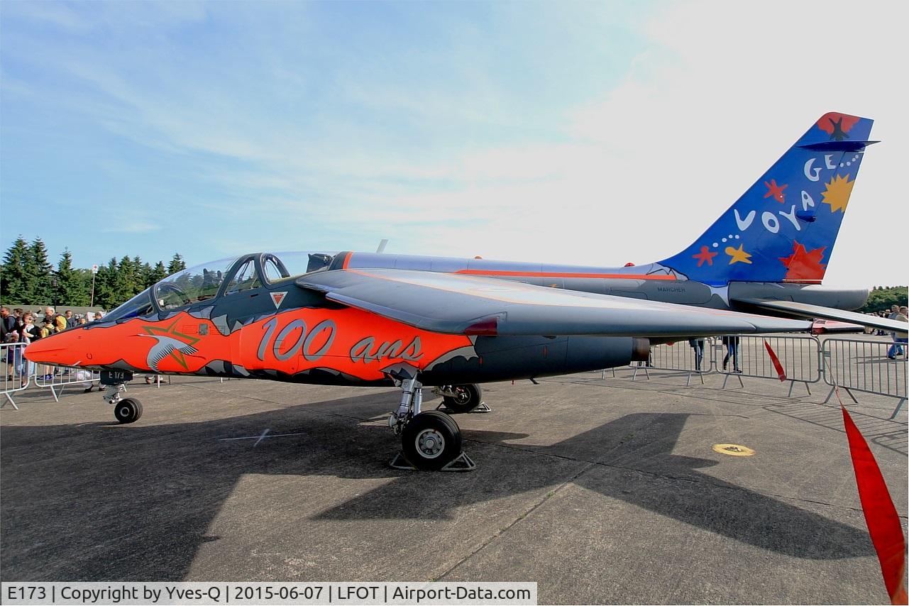 E173, Dassault-Dornier Alpha Jet E C/N E173, Dassault-Dornier Alpha Jet E (F-UHMA), Static display, Tours Air Base 705 (LFOT-TUF) Air show 2015