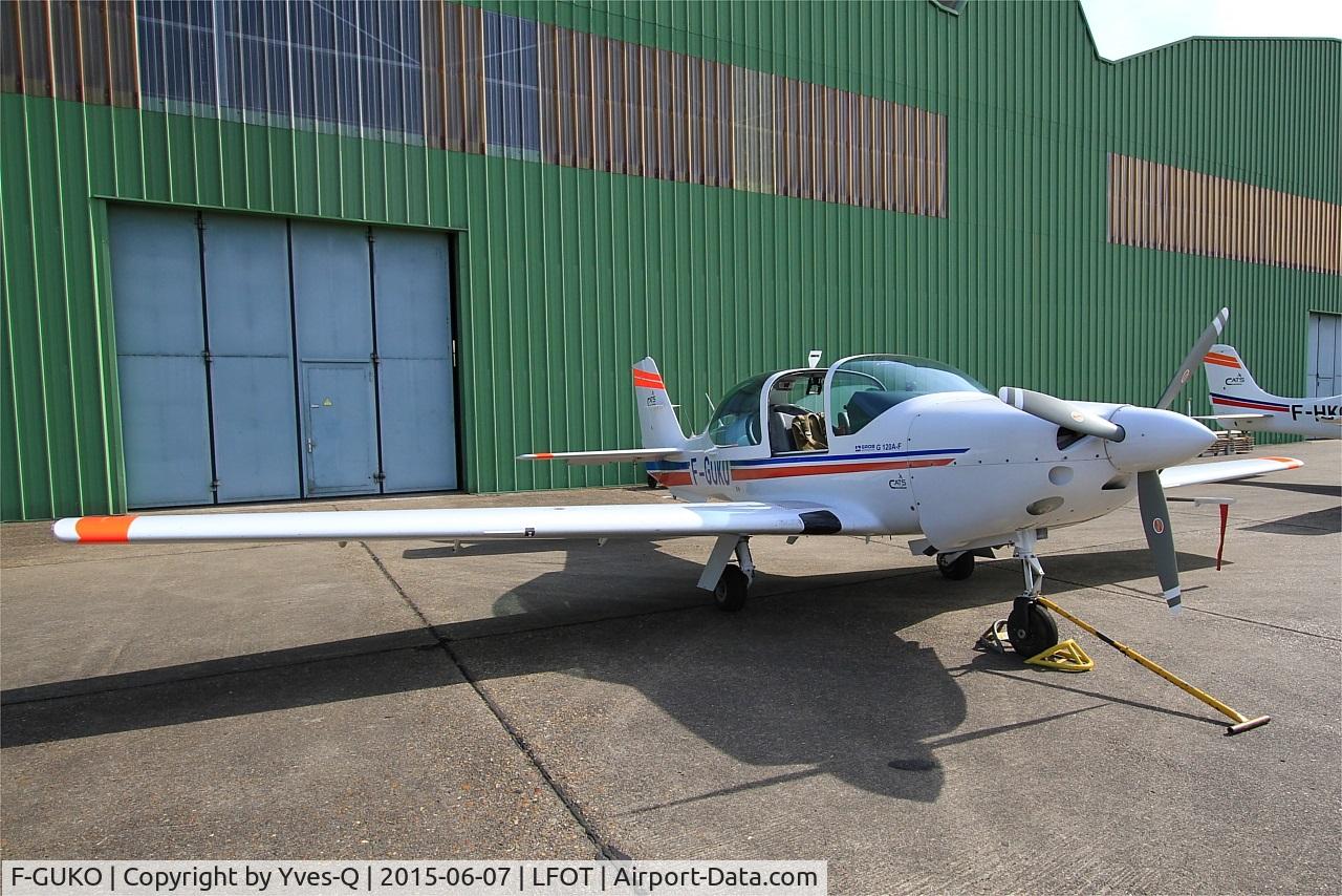 F-GUKO, Grob G-120A-F C/N 85049, Grob G-120A-F, Static display, Tours Air Base 705 (LFOT-TUF) Air show 2015