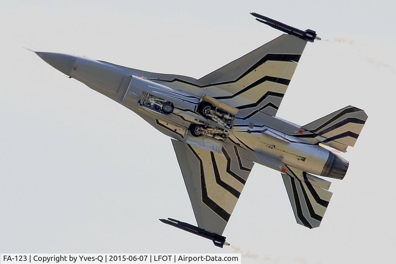 FA-123, SABCA F-16AM Fighting Falcon C/N 6H-123, Belgian Air Force SABCA F-16AM Fighting Falcon, On display, Tours Air Base 705 (LFOT-TUF) Air show 2015
