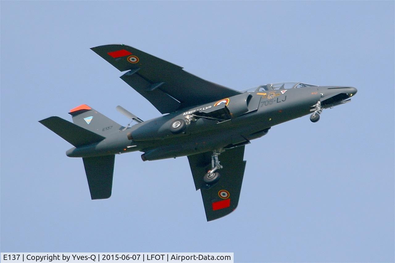 E137, Dassault-Dornier Alpha Jet E C/N E137, Dassault-Dornier Alpha Jet E (705-LJ), On display, Tours Air Base 705 (LFOT-TUF) Air show 2015