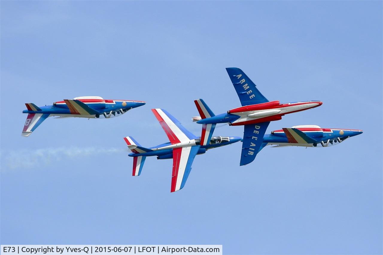 E73, Dassault-Dornier Alpha Jet E C/N E73, Dassault-Dornier Alpha Jet E (F-TENE), Athos 06 of Patrouille de France 2015, On display, Tours Air Base 705 (LFOT-TUF) Air show 2015