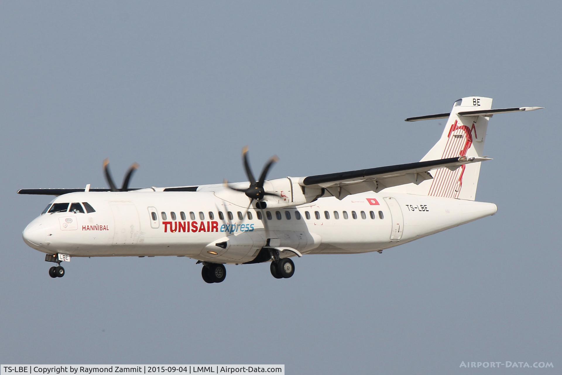 TS-LBE, 2008 ATR 72-212A C/N 794, ATR72 TS-LBE TunisairExpress