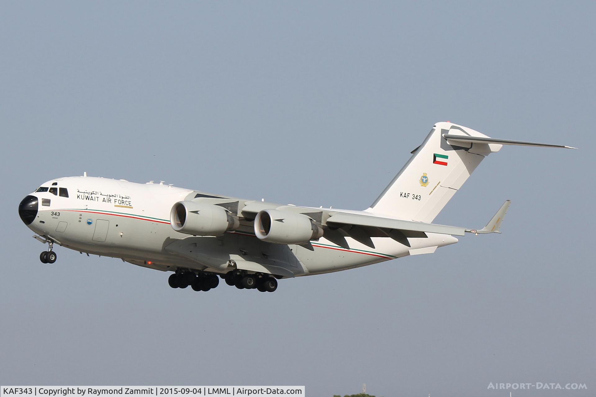 KAF343, 2013 Boeing C-17A Globemaster III C/N 50267 (F-266/KAF-2), C-17A GlobemasterIII KAF343 Kuwait Air Force