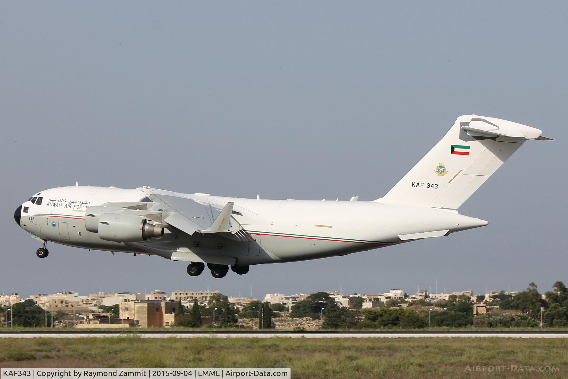 KAF343, 2013 Boeing C-17A Globemaster III C/N 50267 (F-266/KAF-2), C-17A GlobemasterIII KAF343 Kuwait Air Force