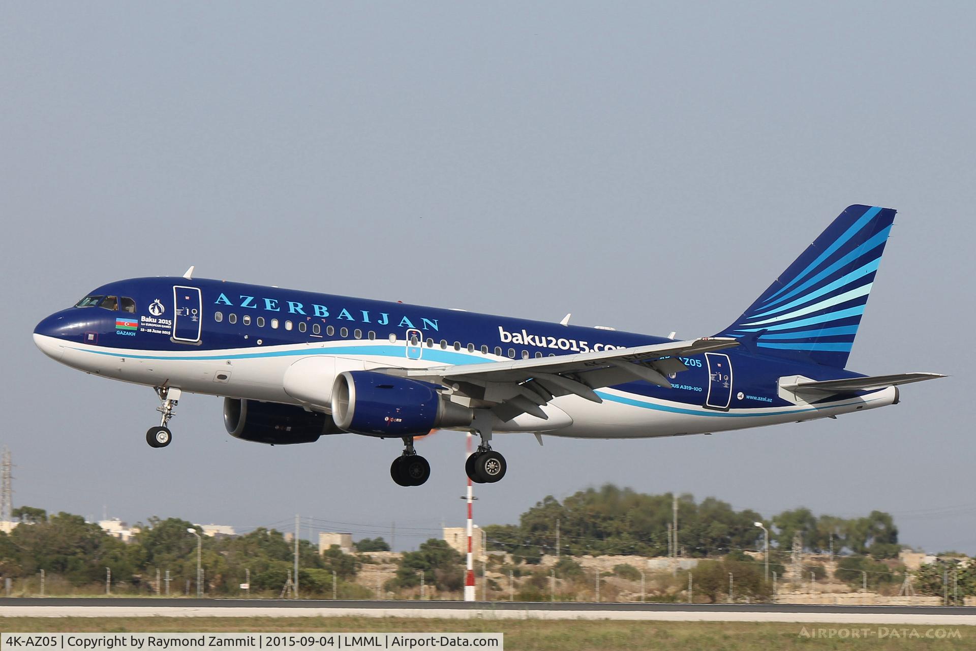 4K-AZ05, 2006 Airbus A319-111 C/N 2788, A319 4K-AZ05 Azerbaijan Airlines