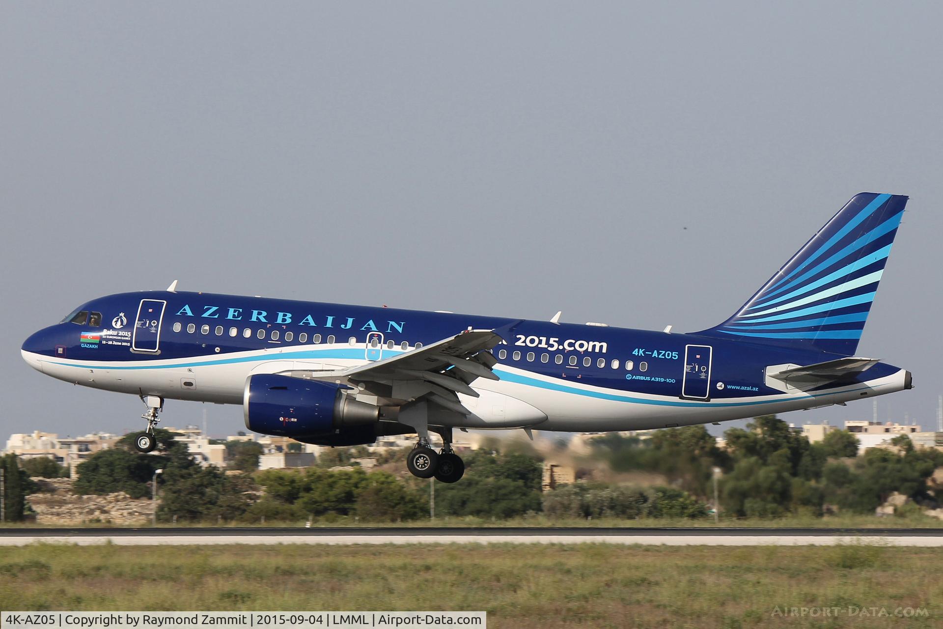 4K-AZ05, 2006 Airbus A319-111 C/N 2788, A319 4K-AZ05 Azerbaijan Airlines