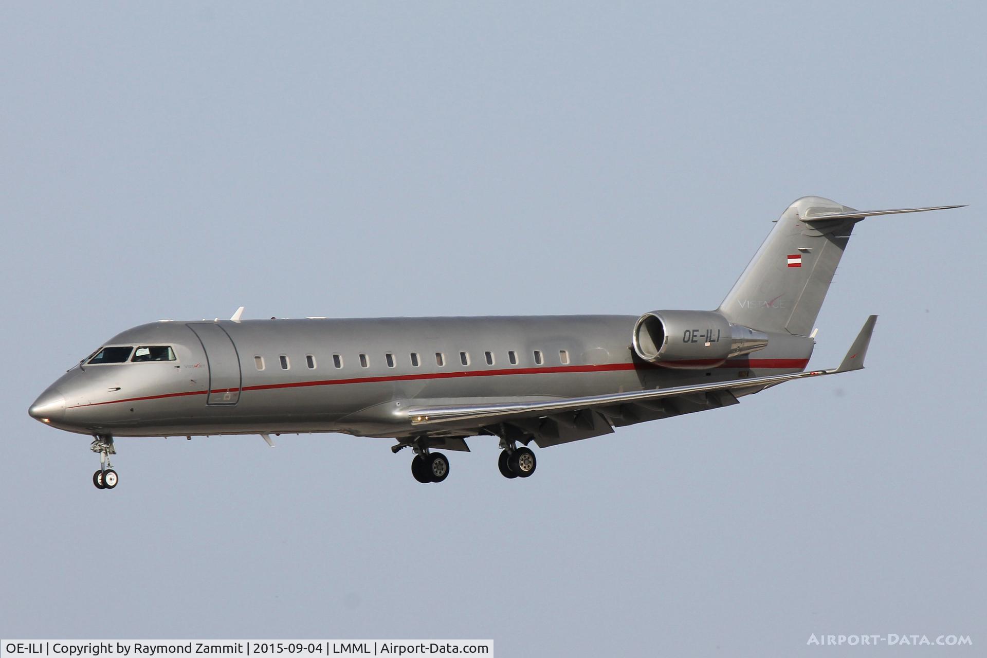OE-ILI, 2005 Bombardier Challenger 850 (CL-600-2B19) C/N 8048, Canadair CL600 Challenger 9H-ILI Vistajet