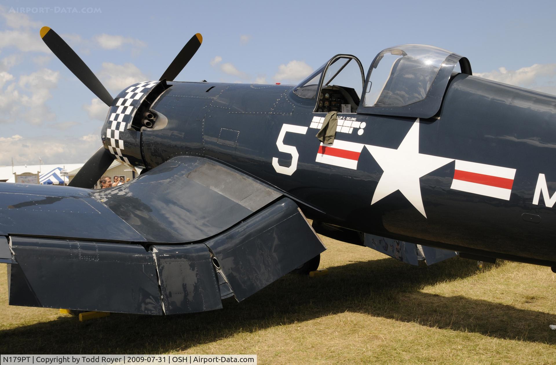 N179PT, 1948 Vought F4U-5 Corsair C/N Not found (Bu122179), EAA AIRVENTURE 2009