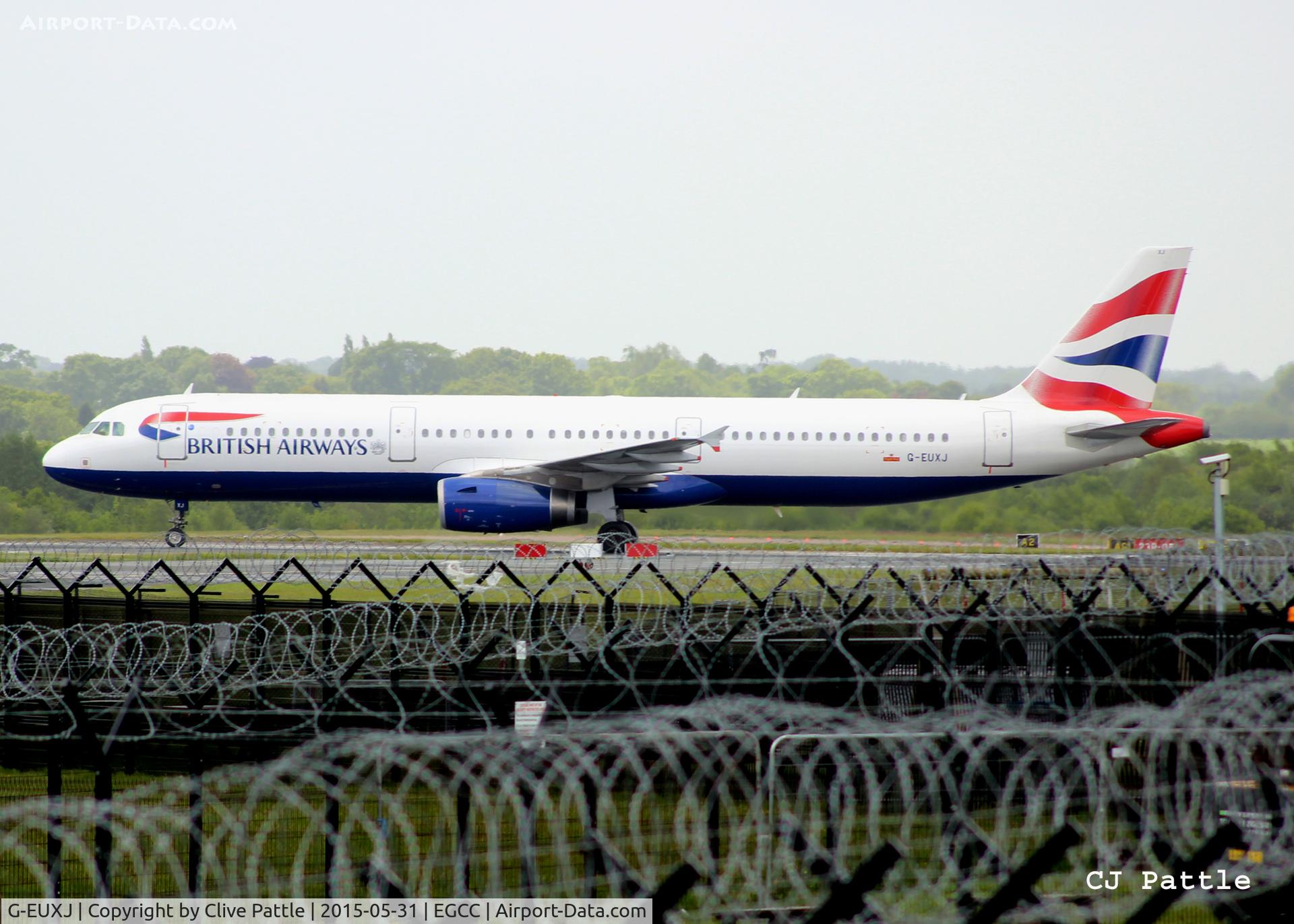 G-EUXJ, 2007 Airbus A321-231 C/N 3081, Manchester EGCC taxi