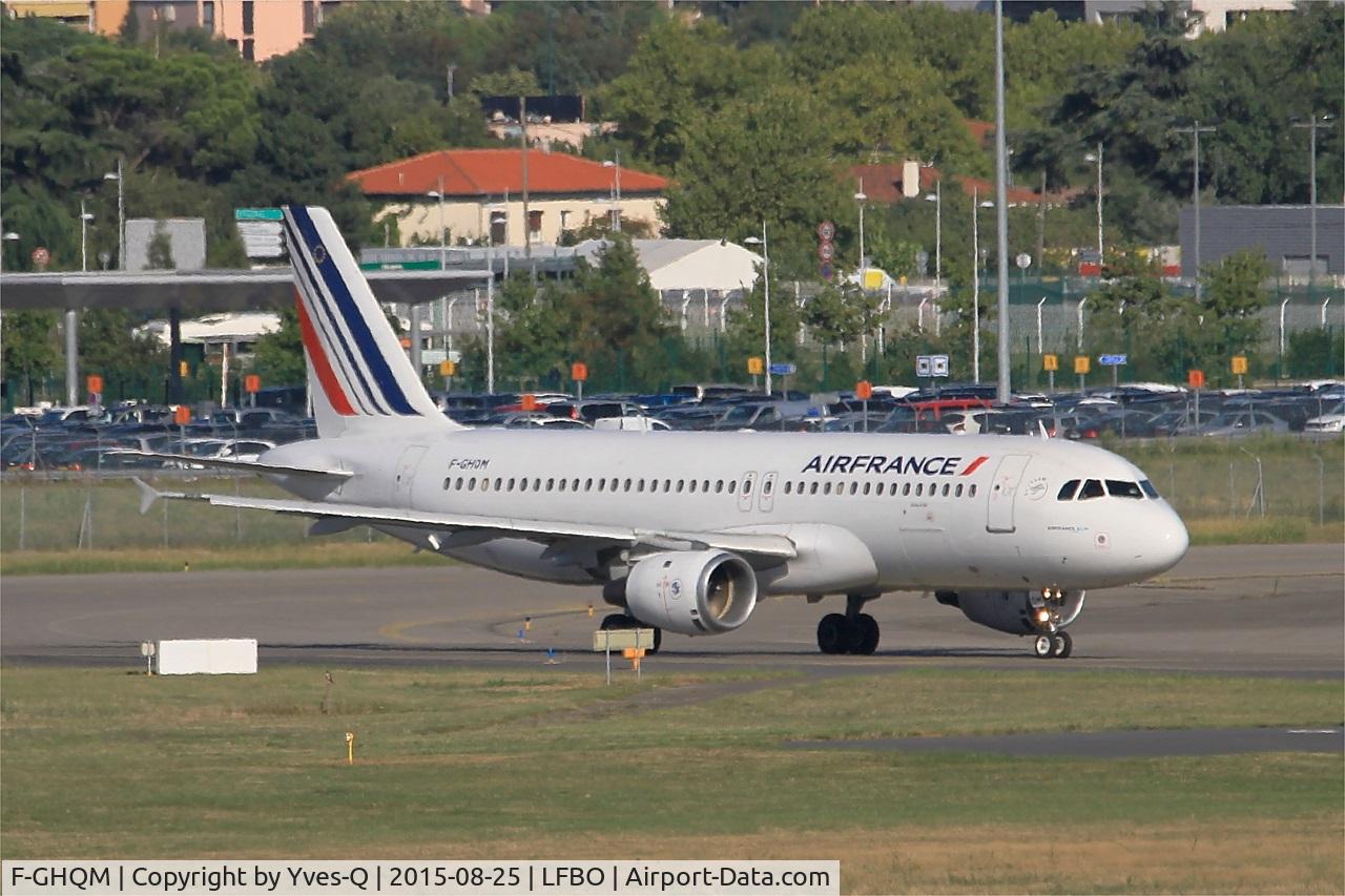 F-GHQM, 1991 Airbus A320-211 C/N 237, Airbus A320-211, Holding point rwy 14L, Toulouse-Blagnac airport (LFBO-TLS)