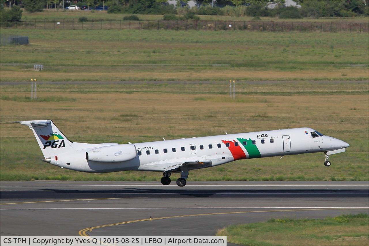 CS-TPH, 1997 Embraer EMB-145EP (ERJ-145EP) C/N 145017, Embraer EMB-145EP, Landing rwy 14R, Toulouse-Blagnac airport (LFBO-TLS)