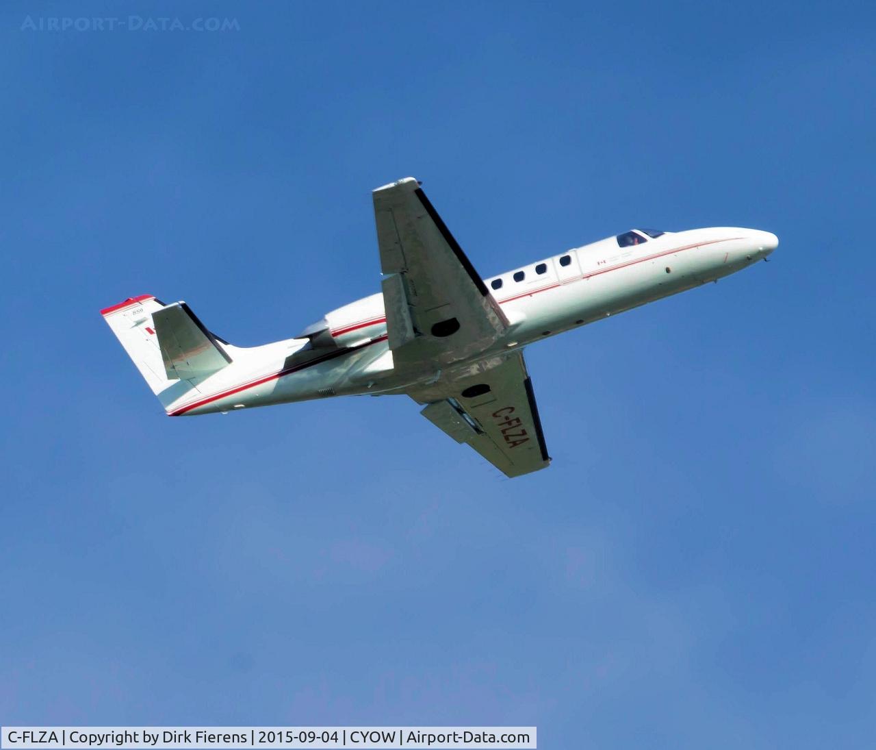 C-FLZA, 1992 Cessna 550 Citation II C/N 550-0701, Departing from rwy 07.