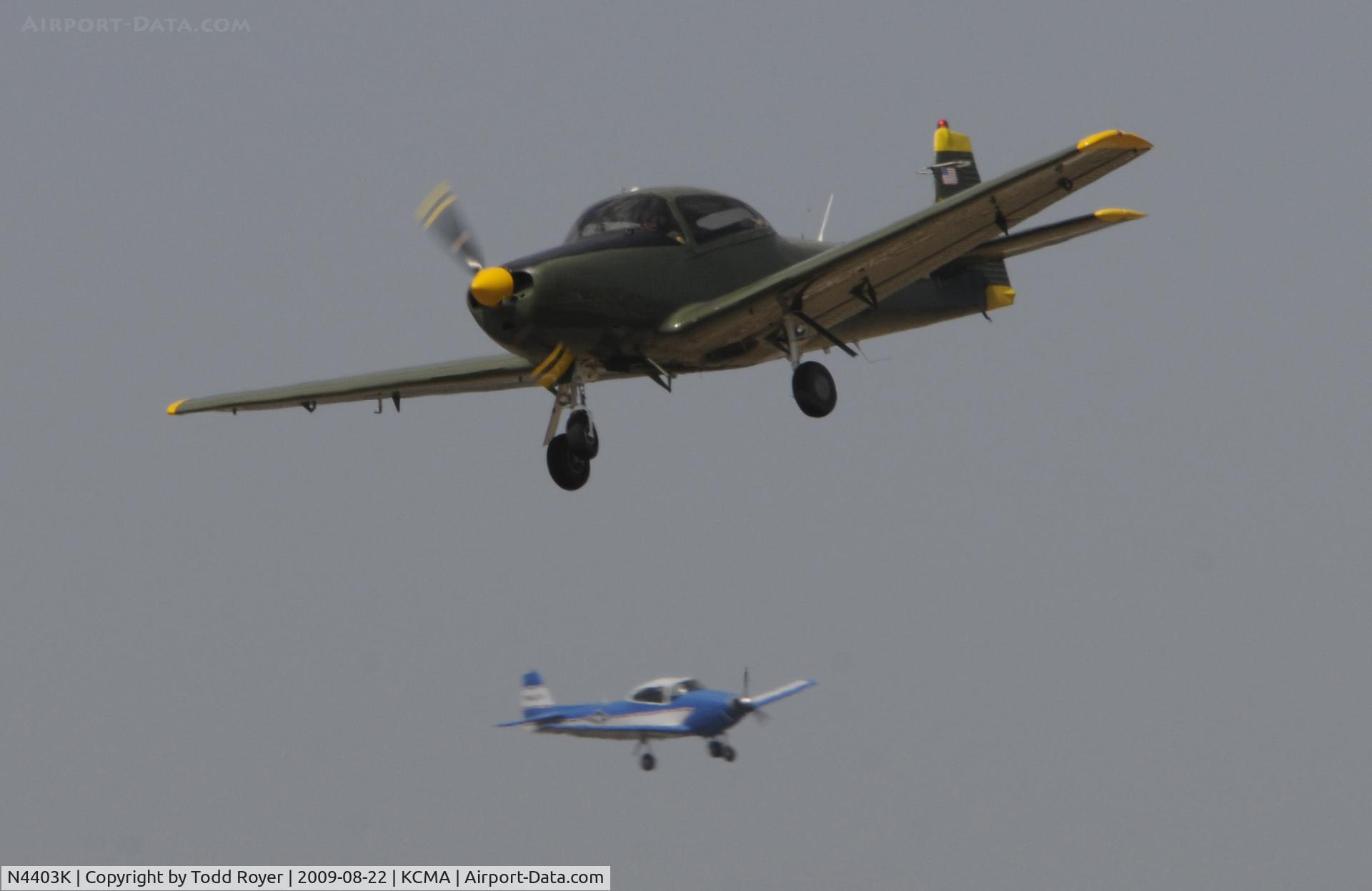 N4403K, 1948 Ryan Navion C/N NAV-4-1403, CAMARILLO AIR SHOW 2009