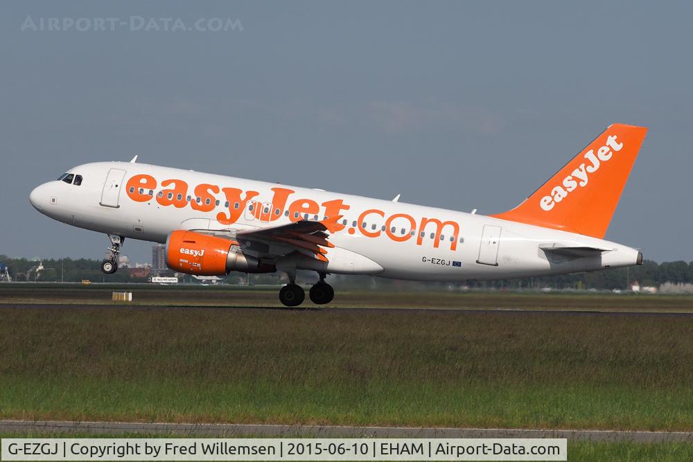 G-EZGJ, 2011 Airbus A319-111 C/N 4705, Easyjet