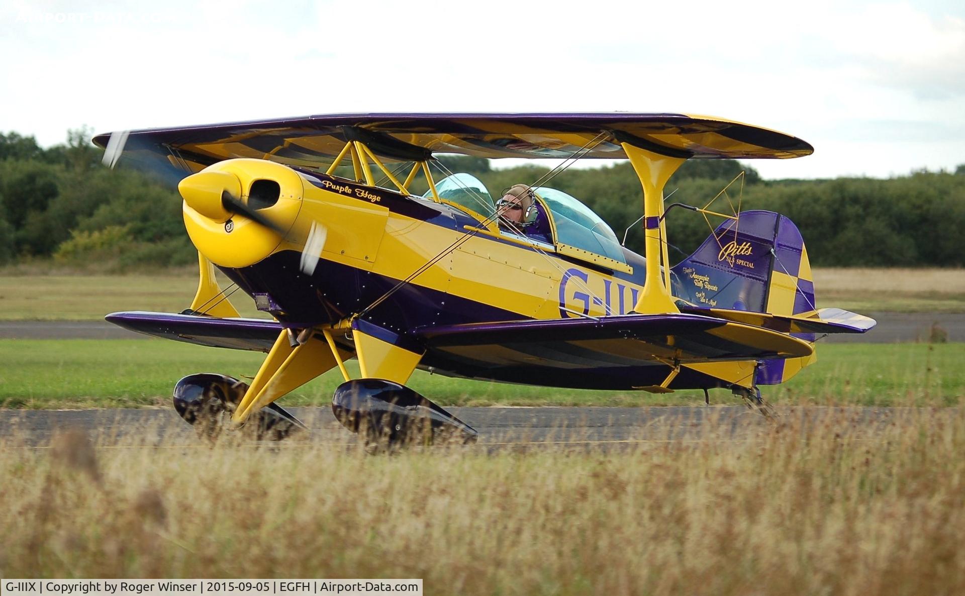 G-IIIX, 1969 Pitts S-1S Special C/N AJT, Visiting biplane.