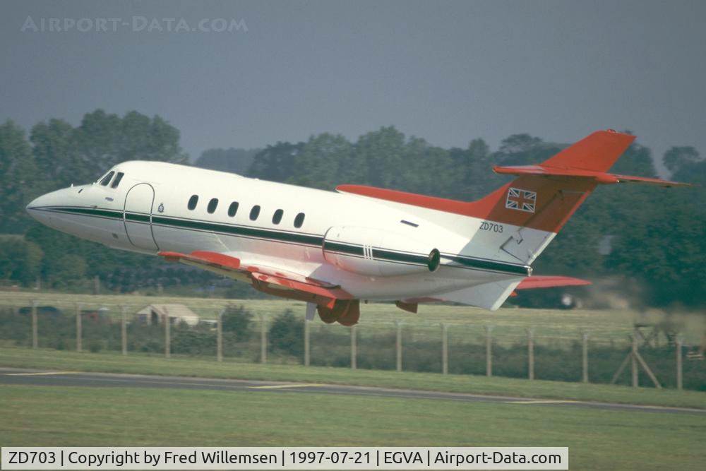 ZD703, British Aerospace BAe-125 CC.3 C/N 257183, 32 SQ AIRCRAFT