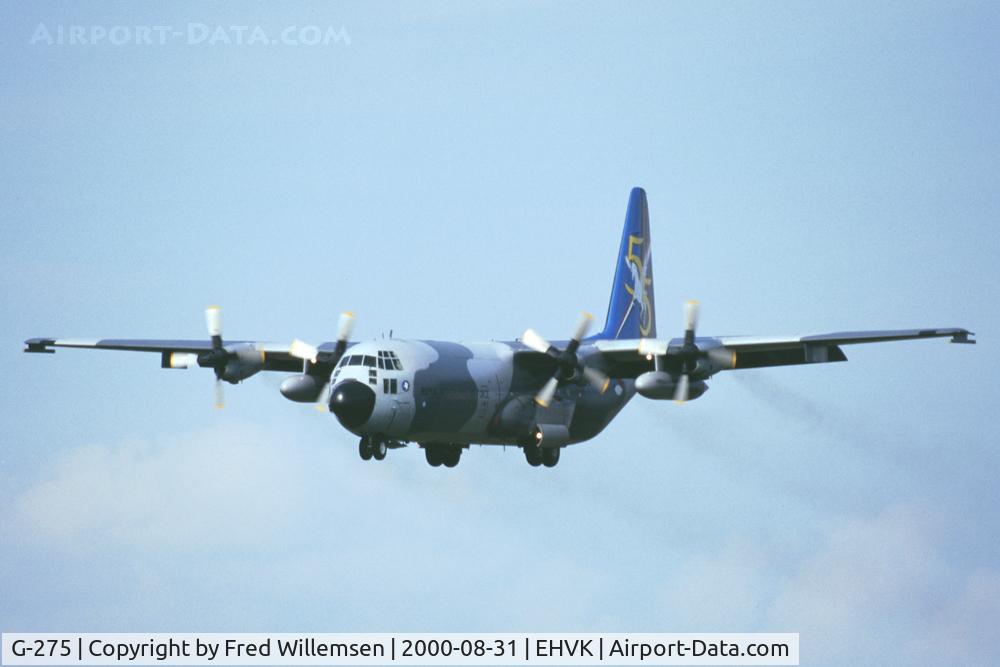 G-275, 1993 Lockheed C-130H-30 Hercules C/N 382-5275, ANNIVERSARY MARKINGS