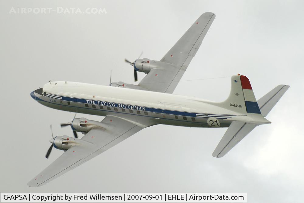 G-APSA, 1958 Douglas DC-6A C/N 45497, KLM CLRS