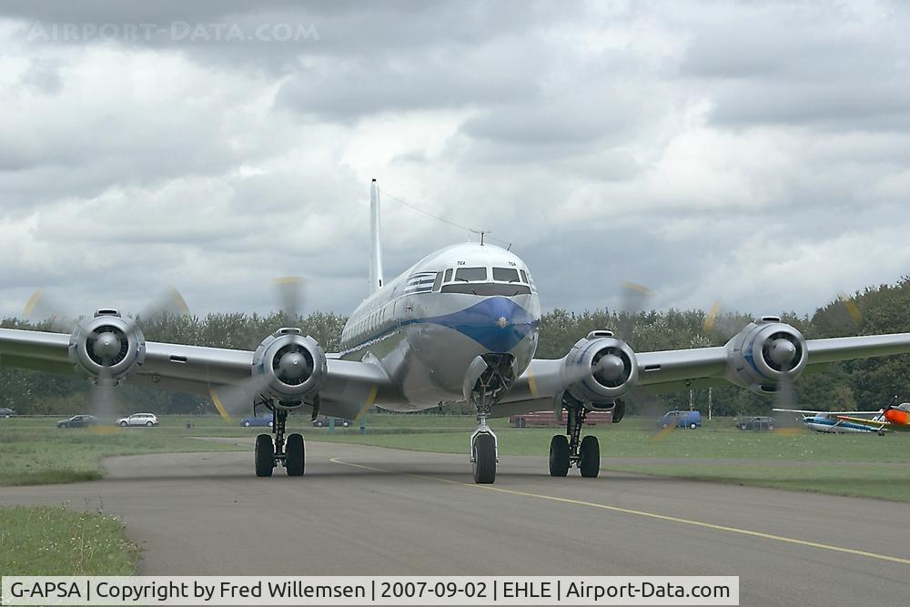 G-APSA, 1958 Douglas DC-6A C/N 45497, KLM CLRS