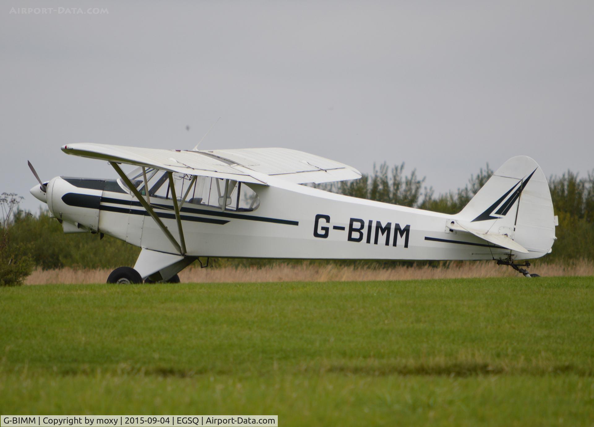 G-BIMM, 1955 Piper L-21B Super Cub (PA-18-135) C/N 18-3868, Piper L-21B Super Cub at Clacton. Ex PH-VHO
