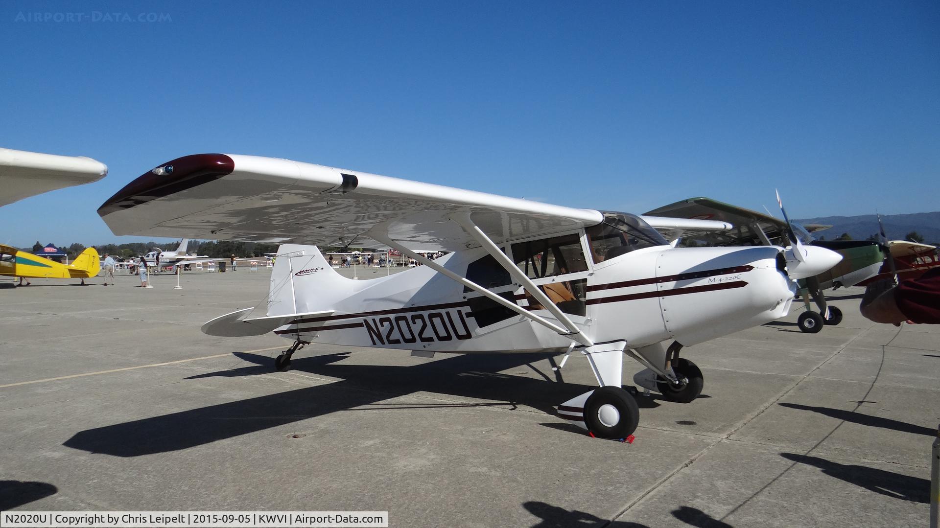 N2020U, 1968 Maule M-4-220C Strata Rocket C/N 2014C, Reid Hillview-based 1968 Maule M-4 220C on display at the Watsonville Fly-In 2015.