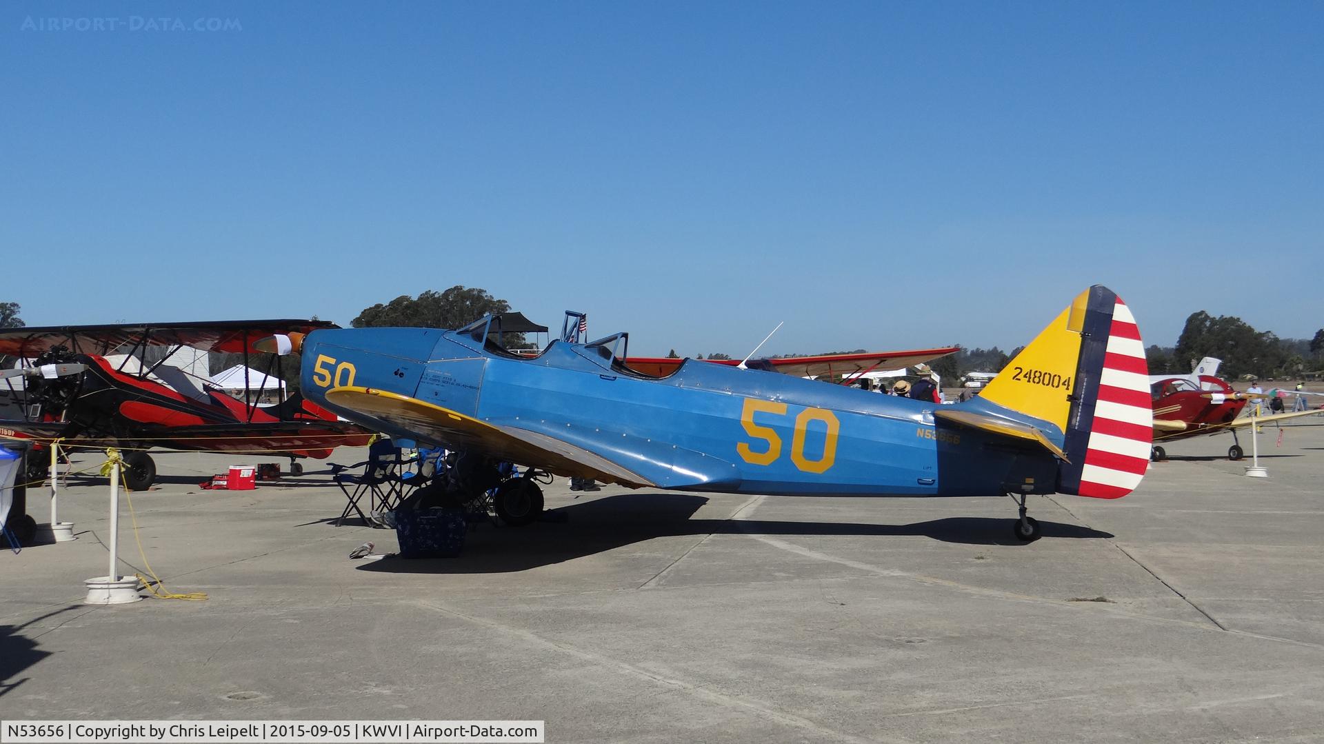N53656, Fairchild M-62A C/N 6533AE, Fairchild M-62A on display at the 2015 Watsonville Fly-In.