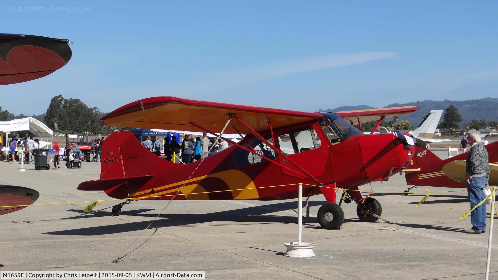 N1659E, 1946 Aeronca 7AC Champion C/N 7AC-5225, 1946 Aeronca 7AC on display at the 2015 Watsonville Fly-In.