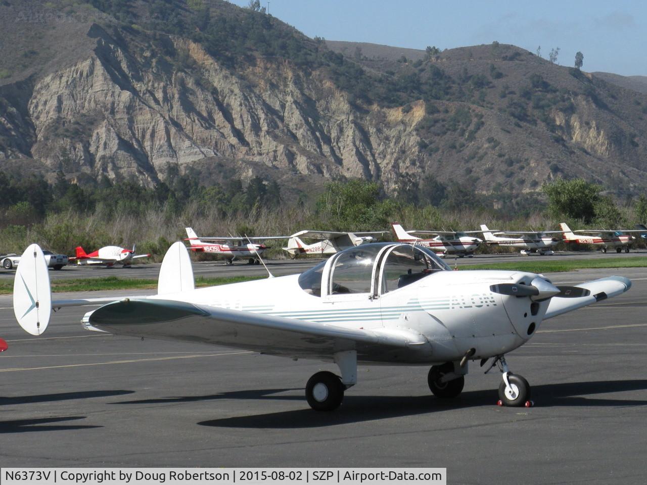 N6373V, 1965 Alon A2 Aircoupe C/N A-49, 1965 Alon A2 AIRCOUPE, Continental C90 90 Hp
