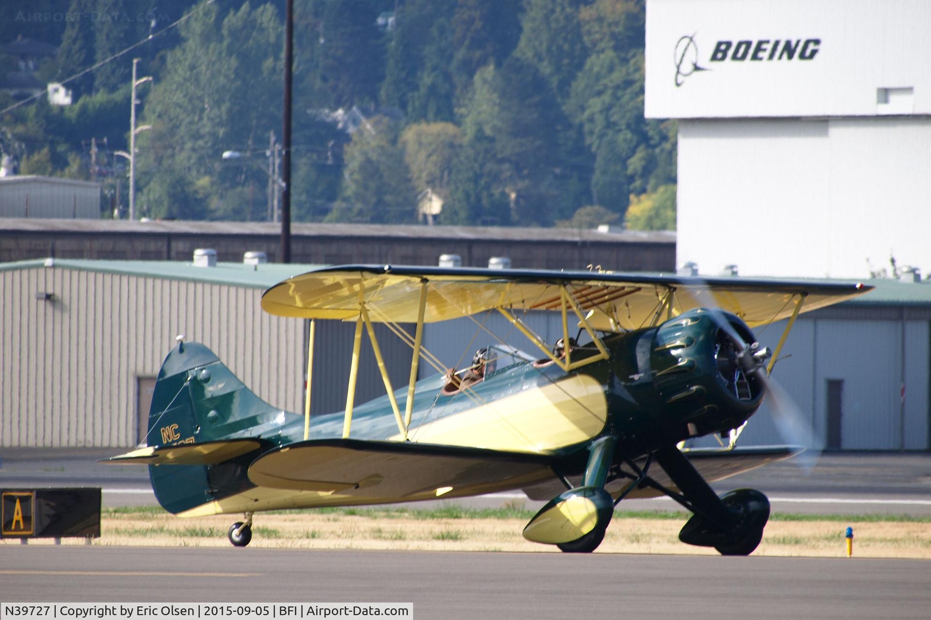 N39727, 1942 Waco UPF-7 C/N 5860, 1942 Waco at Boeing Field