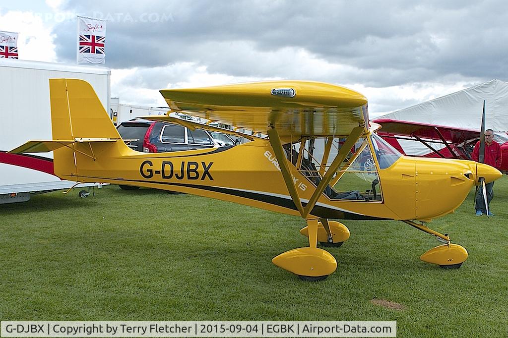 G-DJBX, 2015 Aeropro Eurofox 912(IS) C/N LAA 376-15268, At 2015 LAA National Rally at Sywell