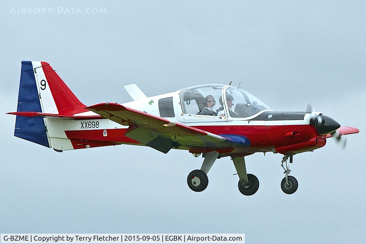 G-BZME, 1975 Scottish Aviation Bulldog T.1 C/N BH120/347, At 2015 LAA Rally