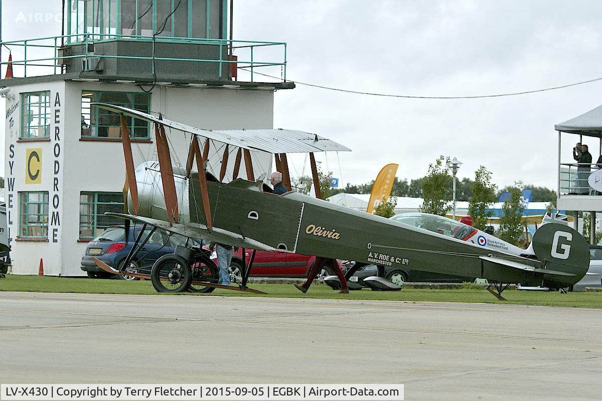 LV-X430, 2010 Avro 504K Replica C/N OLA-002, At 2015 LAA Rally