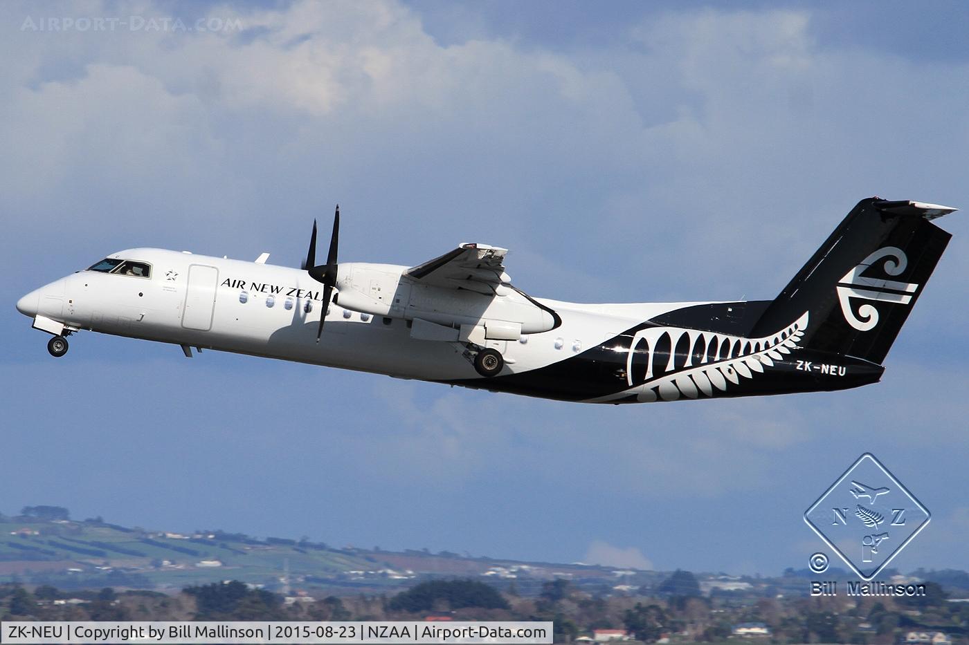 ZK-NEU, 2007 De Havilland Canada DHC-8-311 Dash 8 C/N 647, AWAY OFF 05R