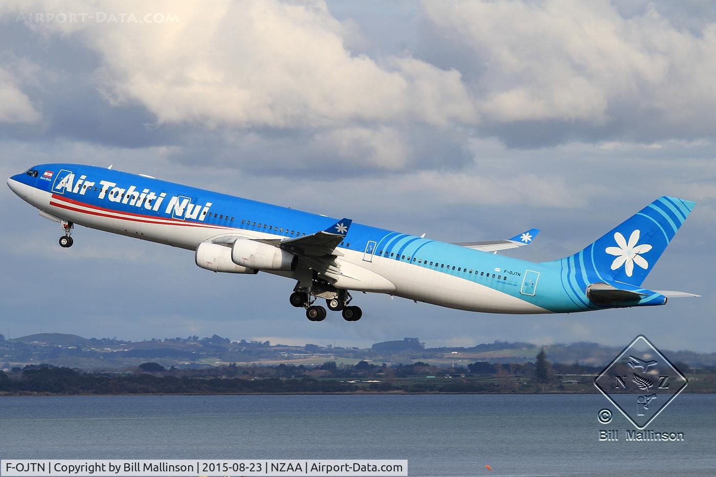 F-OJTN, 2001 Airbus A340-313 C/N 395, away home to sunny Tahiti