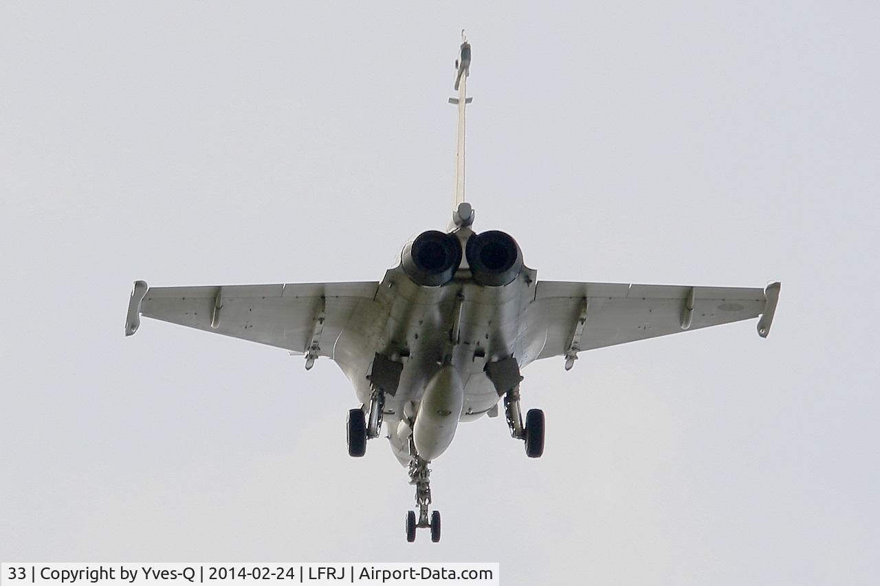 33, Dassault Rafale M C/N 33, Dassault Rafale M, On final rwy 08, Landivisiau Naval Air Base (LFRJ)