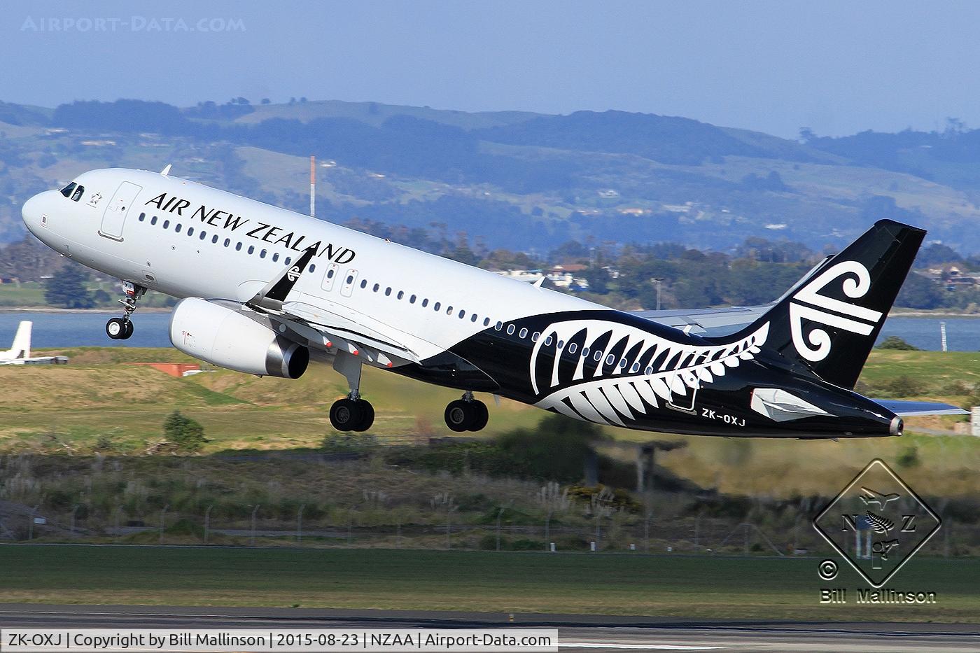 ZK-OXJ, 2015 Airbus A320-232 C/N 6694, newest of the fleet