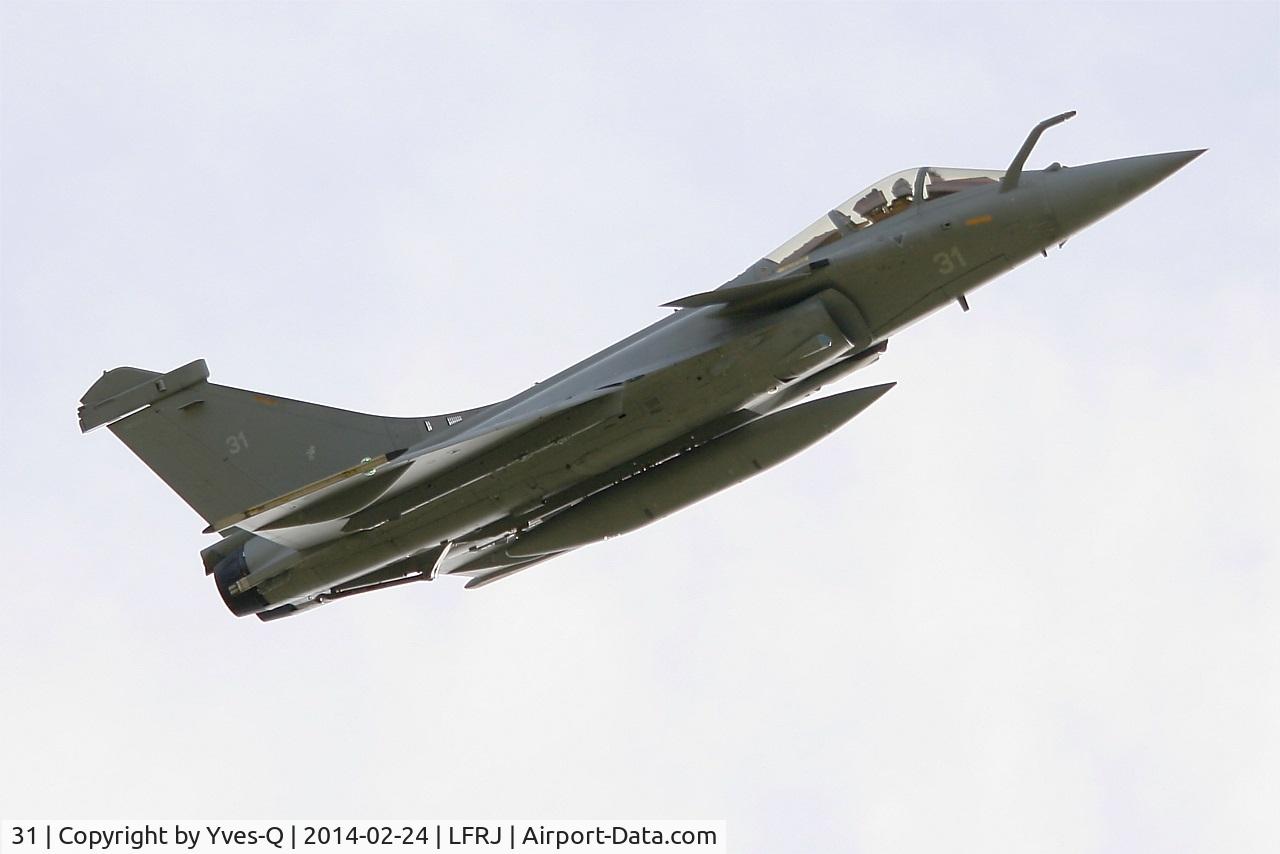 31, Dassault Rafale M C/N 31, Dassault Rafale M, Take off rwy 26, Landivisiau Naval Air Base (LFRJ)