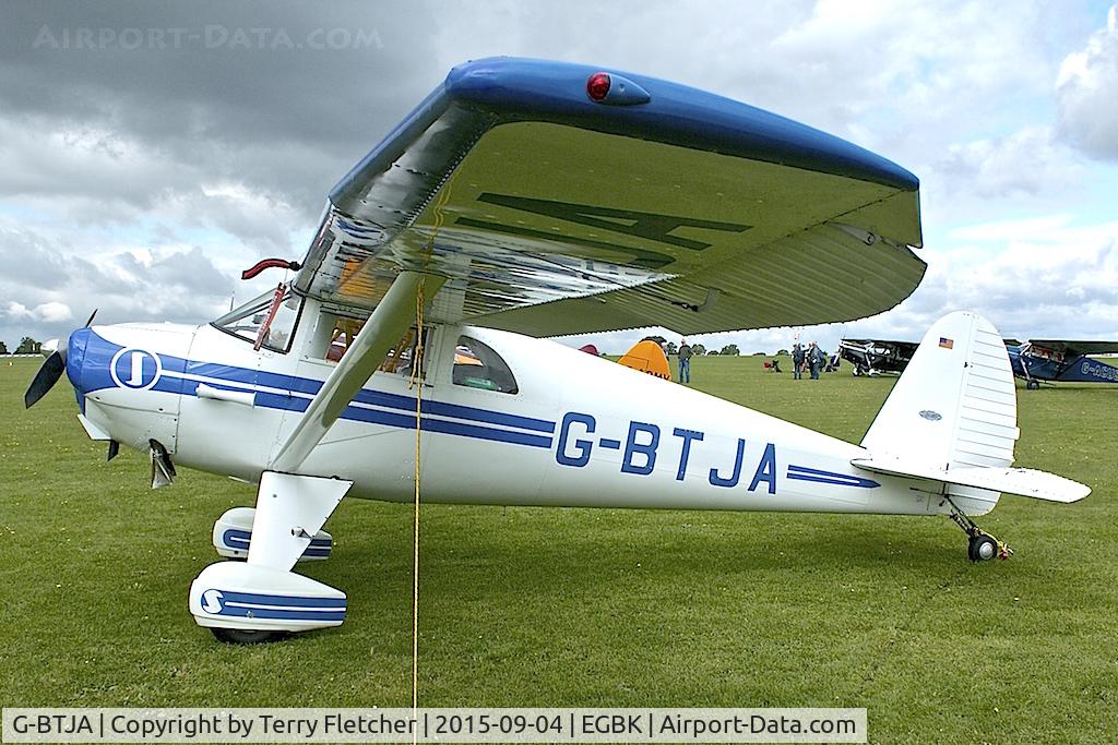 G-BTJA, 1947 Luscombe 8E Silvaire C/N 5037, At 2015  LAA Rally at Sywell