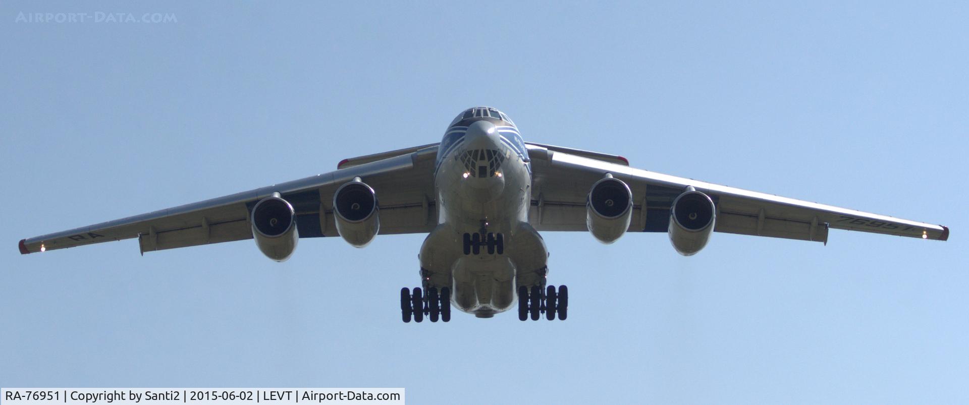RA-76951, 2007 Ilyushin Il-76TD-90VD C/N 2073421704, Operating a flight from LKPD (Pardubice).