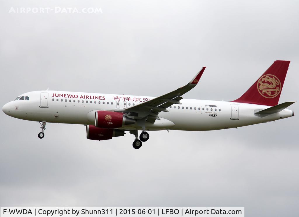 F-WWDA, 2015 Airbus A320-214 C/N 6637, C/n 6637 - To be B-8035