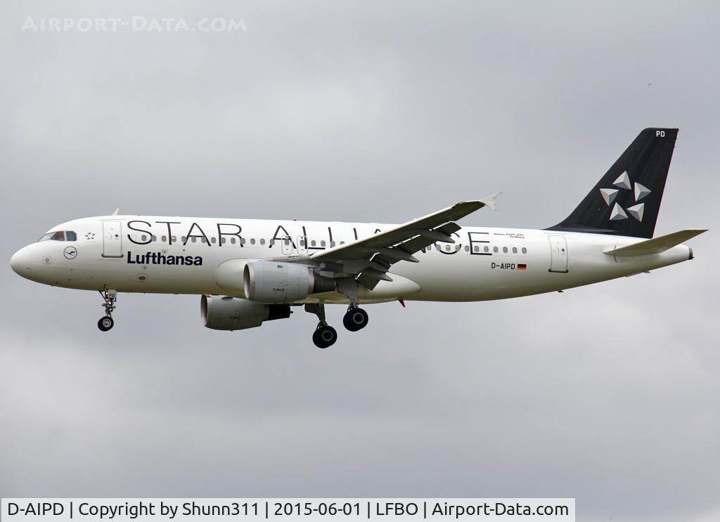 D-AIPD, 1989 Airbus A320-211 C/N 0072, Landing rwy 32L in Star Alliance c/s