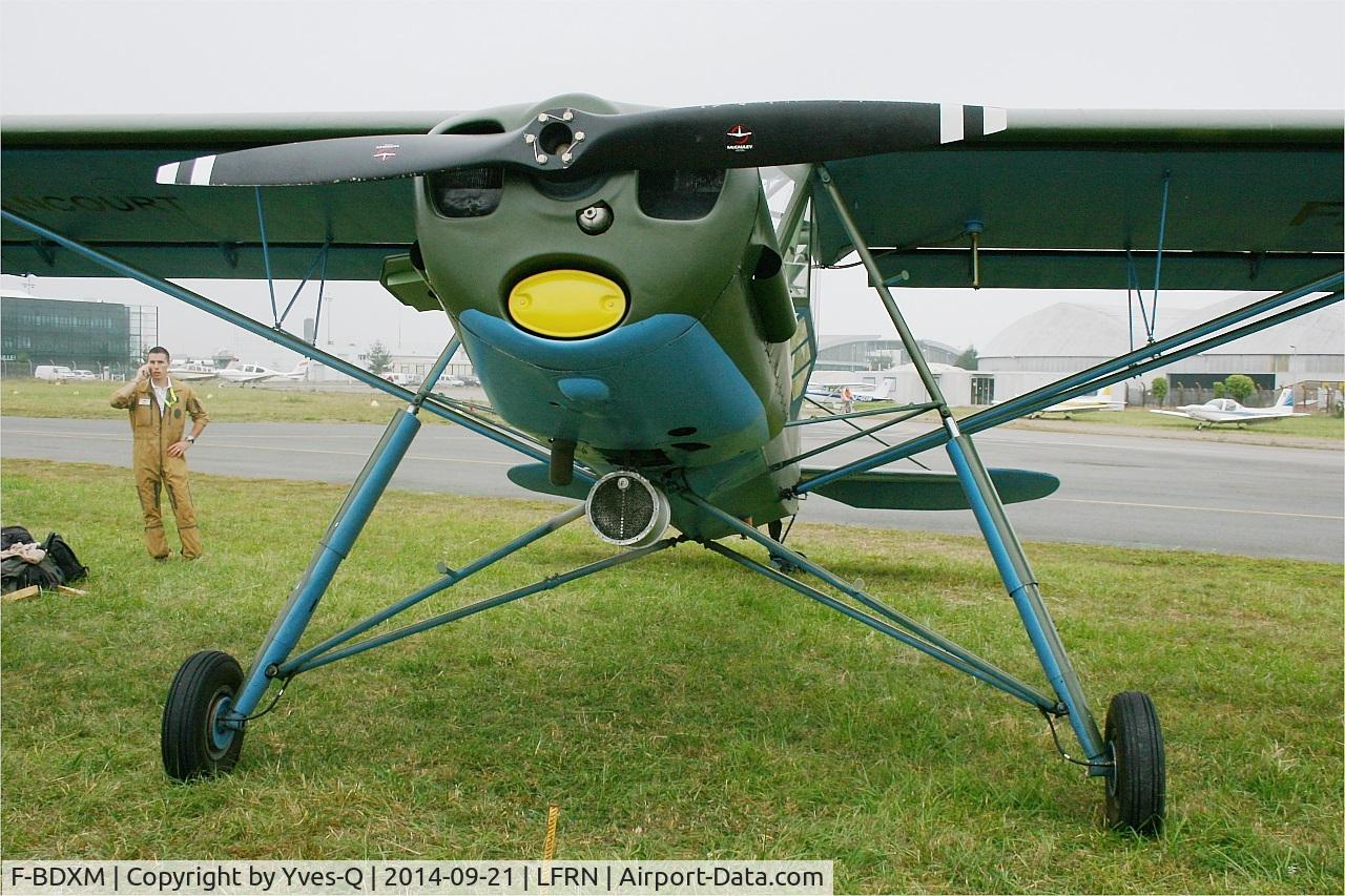 F-BDXM, Morane-Saulnier MS-506L Criquet C/N 635, Morane-Saulnier MS-506L Criquet, Static display, Rennes-St Jacques airport (LFRN-RNS) Air show 2014