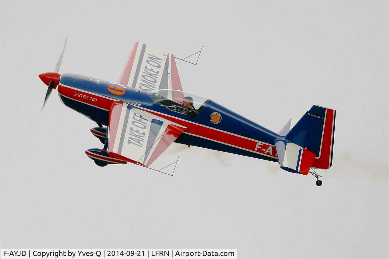 F-AYJD, 1990 Extra EA-260 C/N 02, Extra EA-260, On display, Rennes-St Jacques airport (LFRN-RNS) Air show 2014