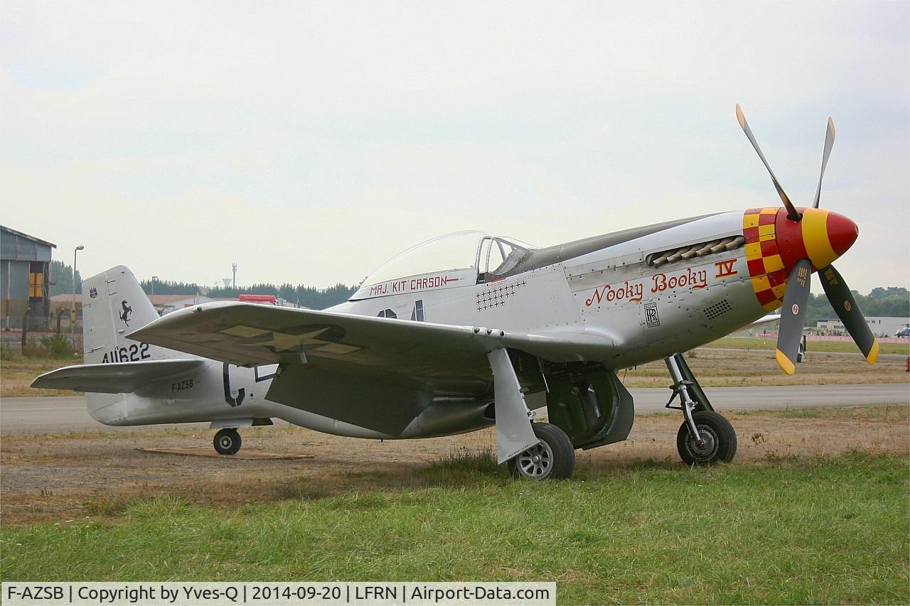F-AZSB, 1944 North American P-51D Mustang C/N 122-40967, North American P-51D Mustang, Static display, Rennes-St Jacques airport (LFRN-RNS) Air show 2014