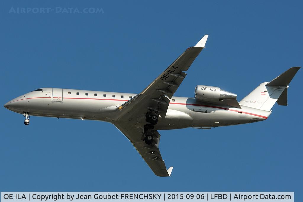 OE-ILA, 2009 Bombardier Challenger 850 (CL-600-2B19) C/N 8101, VistaJet landing 23