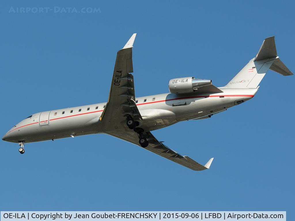 OE-ILA, 2009 Bombardier Challenger 850 (CL-600-2B19) C/N 8101, VistaJet landing 23