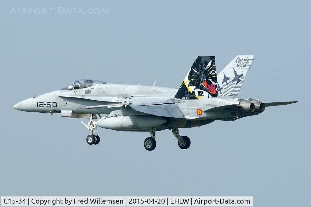 C15-34, McDonnell Douglas EF-18A+ Hornet C/N 0638/A530, Ala15 aircraft
