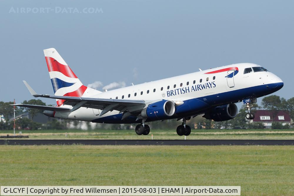 G-LCYF, 2009 Embraer 170STD (ERJ-170-100STD) C/N 17000298, BACityFlyer