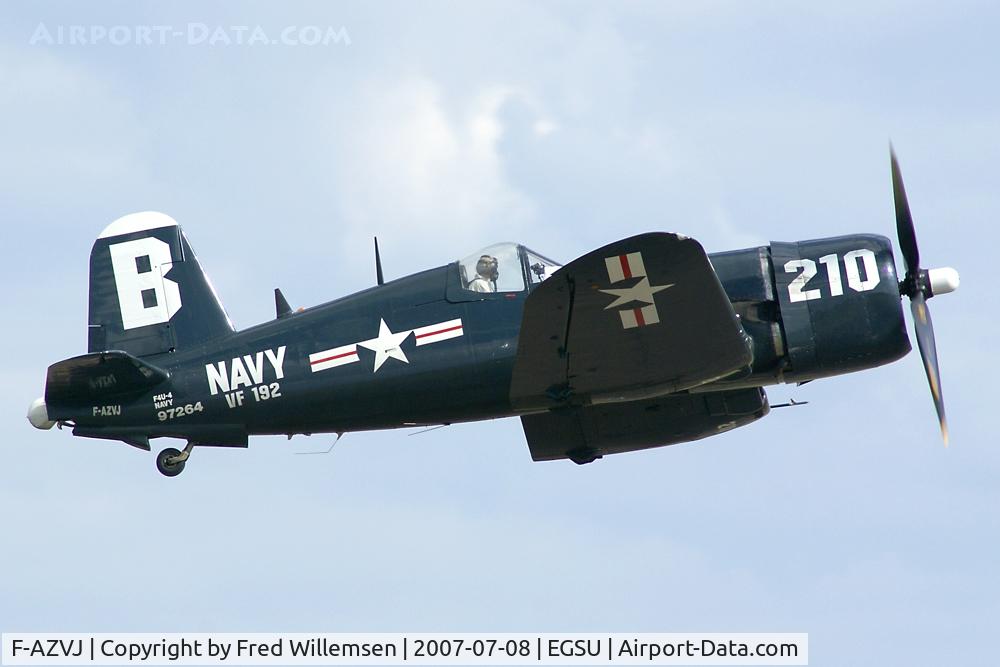 F-AZVJ, 1945 Vought F4U-4 Corsair C/N 9418, 